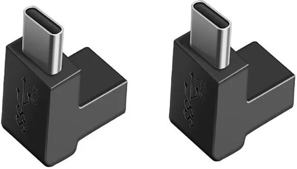 INF TYPE-C Buchse auf TYPE-C Stecker Winkeladapter (2er-Pack)
