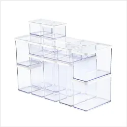Rotho Set Premium Dosen 19 tlg. LOFT, Vorratsbehälter, Schwarz, Transparent