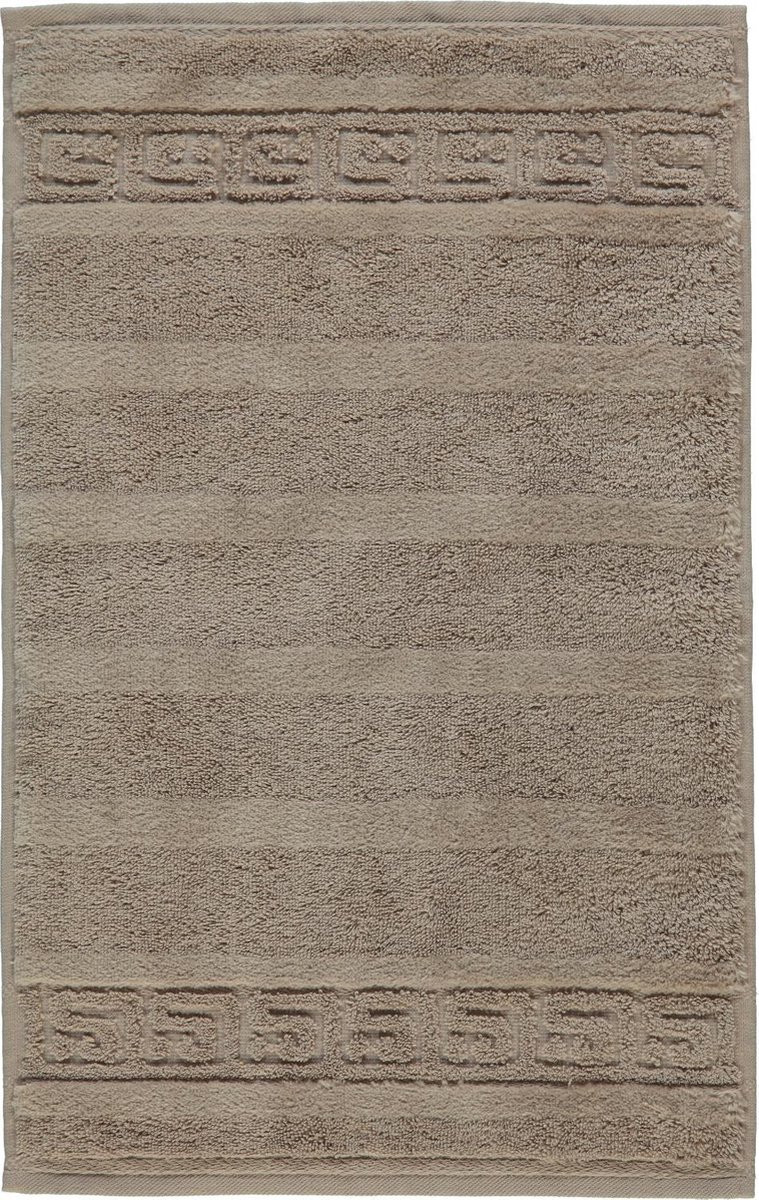 Cawo Noblesse Uni Gastendoekje - Zand - 30 x 50 cm