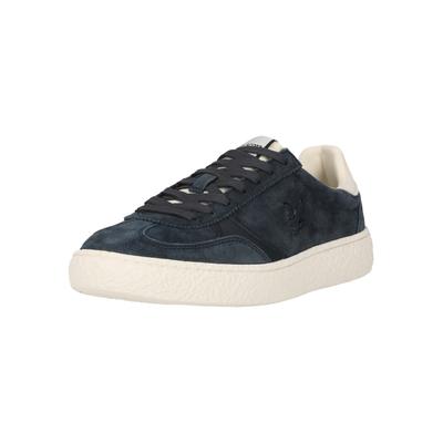 Sneaker LYLE & SCOTT "Duncan", Herren, Gr. 45, blau, Leder, Schuhe Sneaker, mit geformter, hochelastischer Innensohle