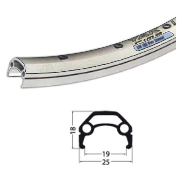 Schürmann 28 Hinterrad mit Schürmann- Alufelge Yak19 silber (36388)