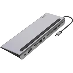 Belkin Connect (USB-C, 11 Ports), Dockingstation + USB Hub, Grau