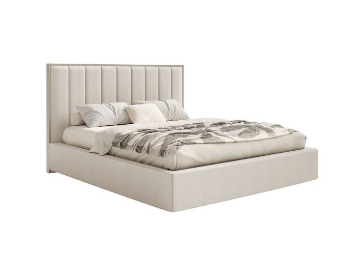 Polsterbett 180x200 cm Togents mit Stauraum und LED-Beleuchtung,