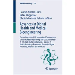 Advances in Digital Health and Medical Bioengineering, Fachbücher von Hariton-Nicolae Costin, Gladiola Gabriela Petroiu, Ratko Magjarevic