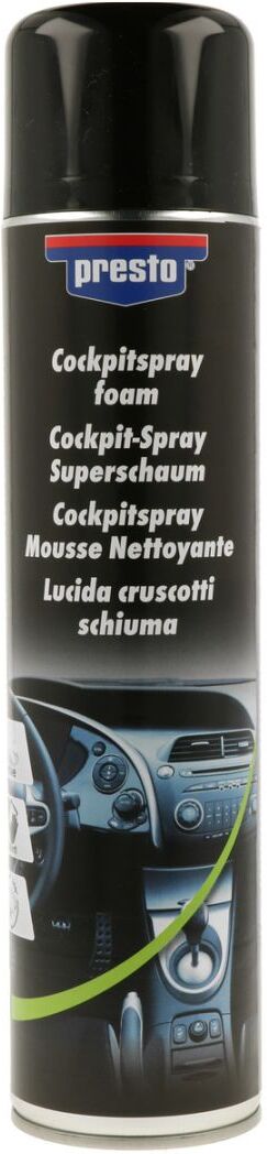 european aerosols presto Cockpitspray Schaum, weiß, 600 ml