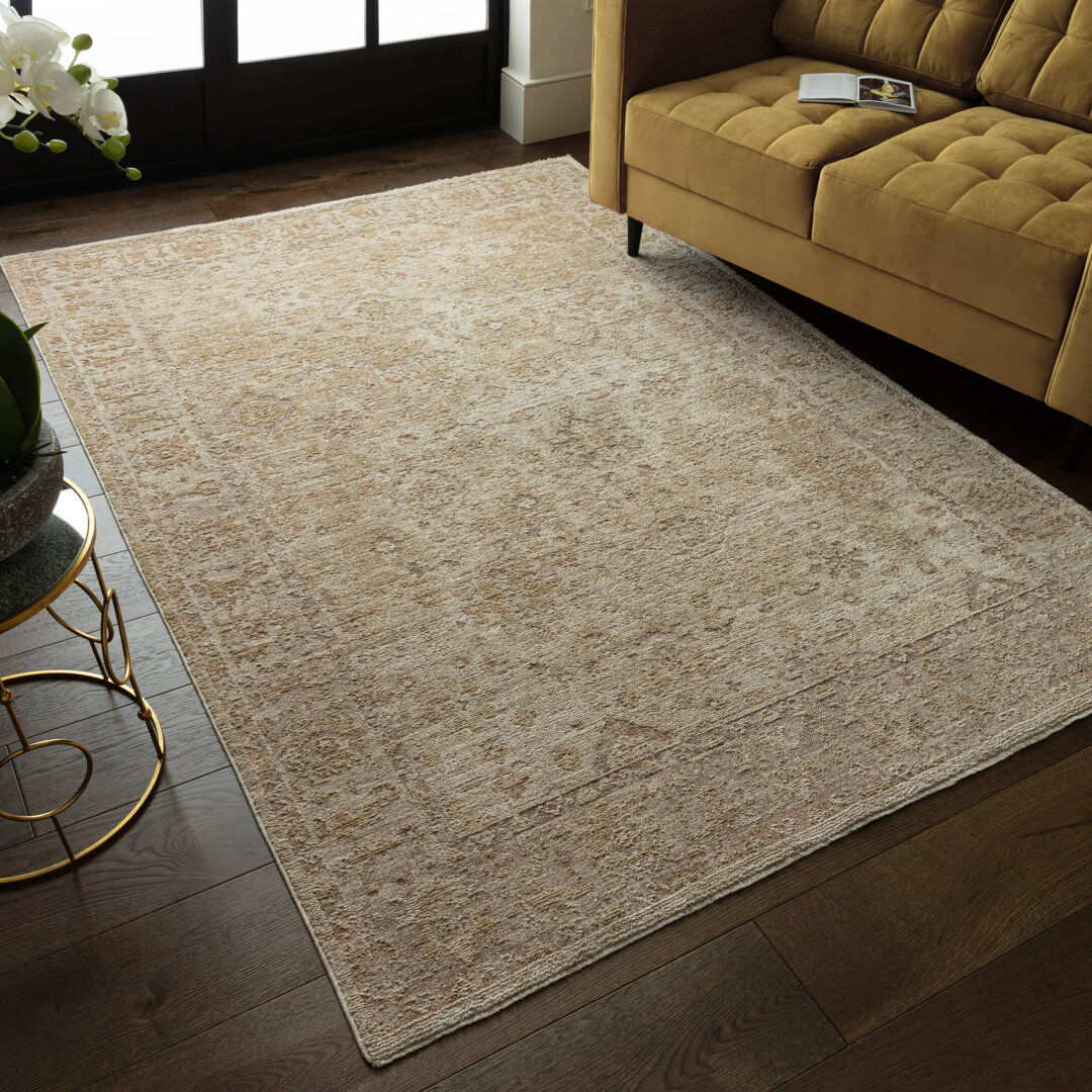 Langley Street Madeleine Vintage Beige Area Rug Beige Rectangle 120 x 160 cm