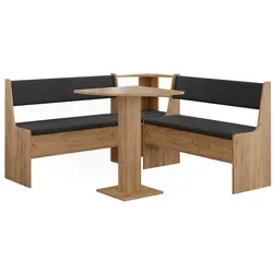 Vicco, Essgruppe, Eckbankgruppe Roman, Goldkraft Eiche, 60 x 60 cm
