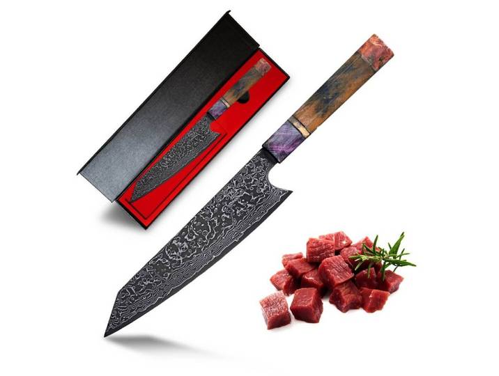 Küchenkompane Kochmesser Damast-Gyuto – Premium VG10 Stahl für die Profiküche