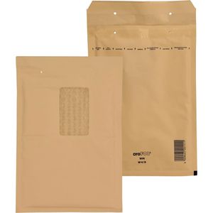 aroFOL Luftpolstertaschen WIN, für DIN A5, 170 x 265mm, Typ D, haftklebend, braun, 100 Stück