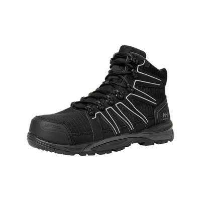 Sicherheitsschuh HELLY HANSEN "Manchester Mid" Gr. 42, schwarz, 42, Obermaterial: 100% sonstige Fasern AF., Schuhe