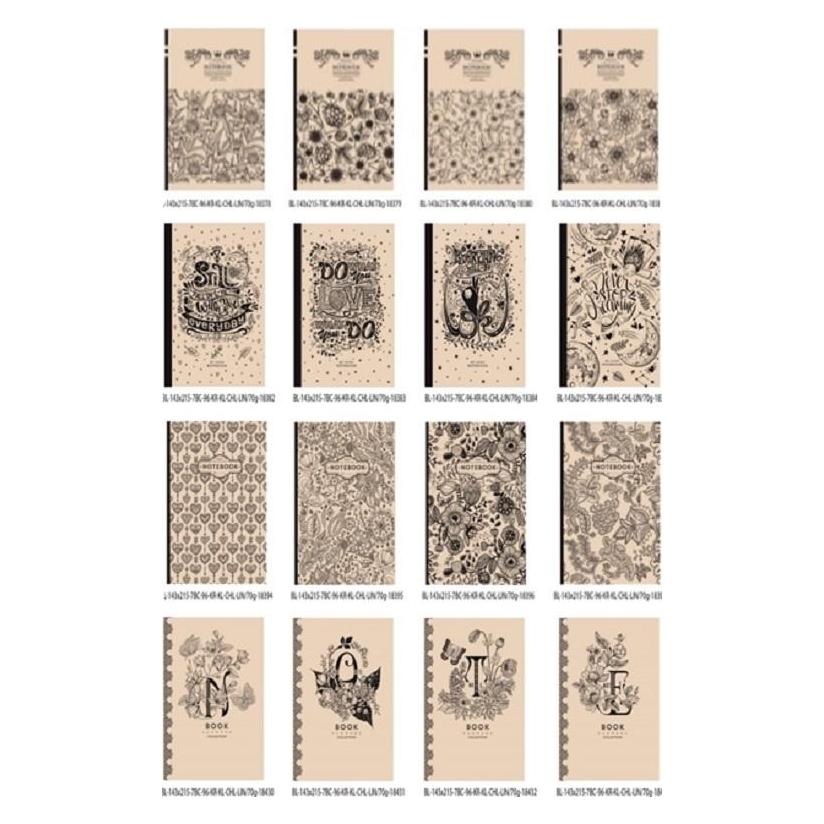 Fresh Einfaches Raster 143x215/96K Raster/Glattes Raster/Linie (A5, Liniert, Kein Einband) (328287)