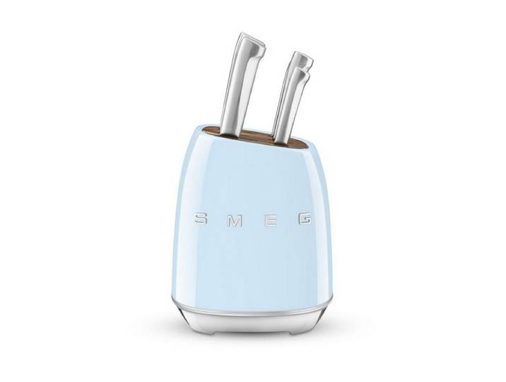 Smeg Zubereitungsmesser KBSF02PB Messerblock-Set Pastellblau