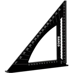 Irimo, Winkelmesser, Dreieck Zimmermannswinkel/Anschlagwinkeldreieck 220 mm