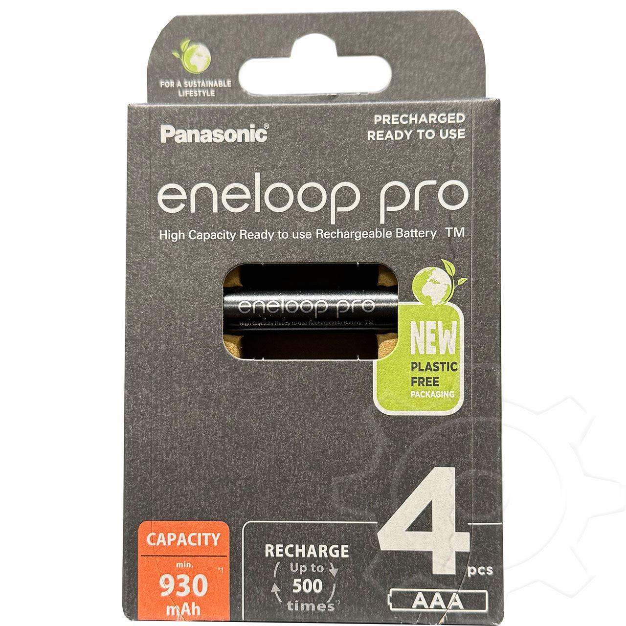 eneloop Panasonic Pro Akku BK-4HCDE/4BE AAA 930mAh 4St.