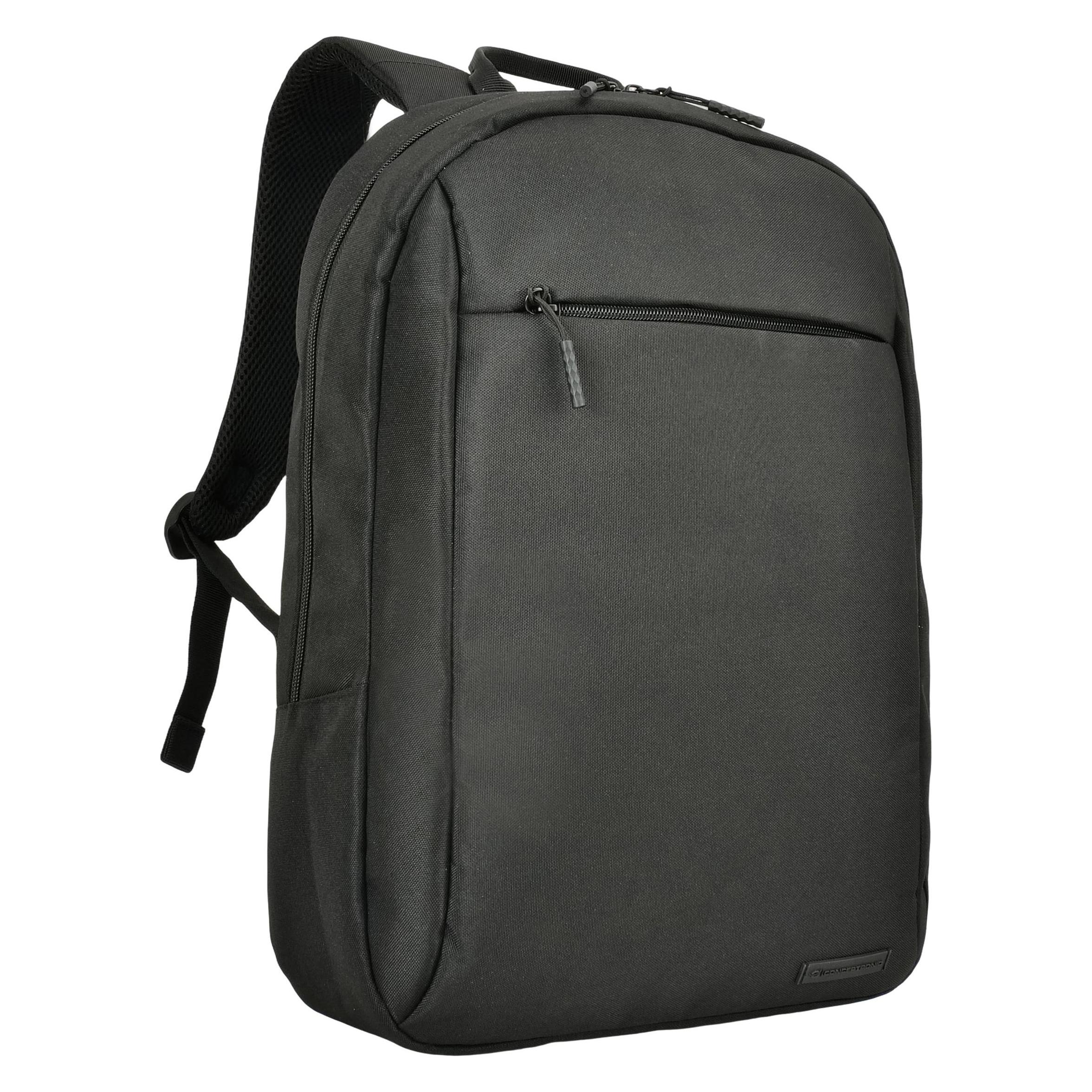 Conceptronic Notebook-Rucksack 15" Multi-Fächer-Design schw. (CAEDIX01B)