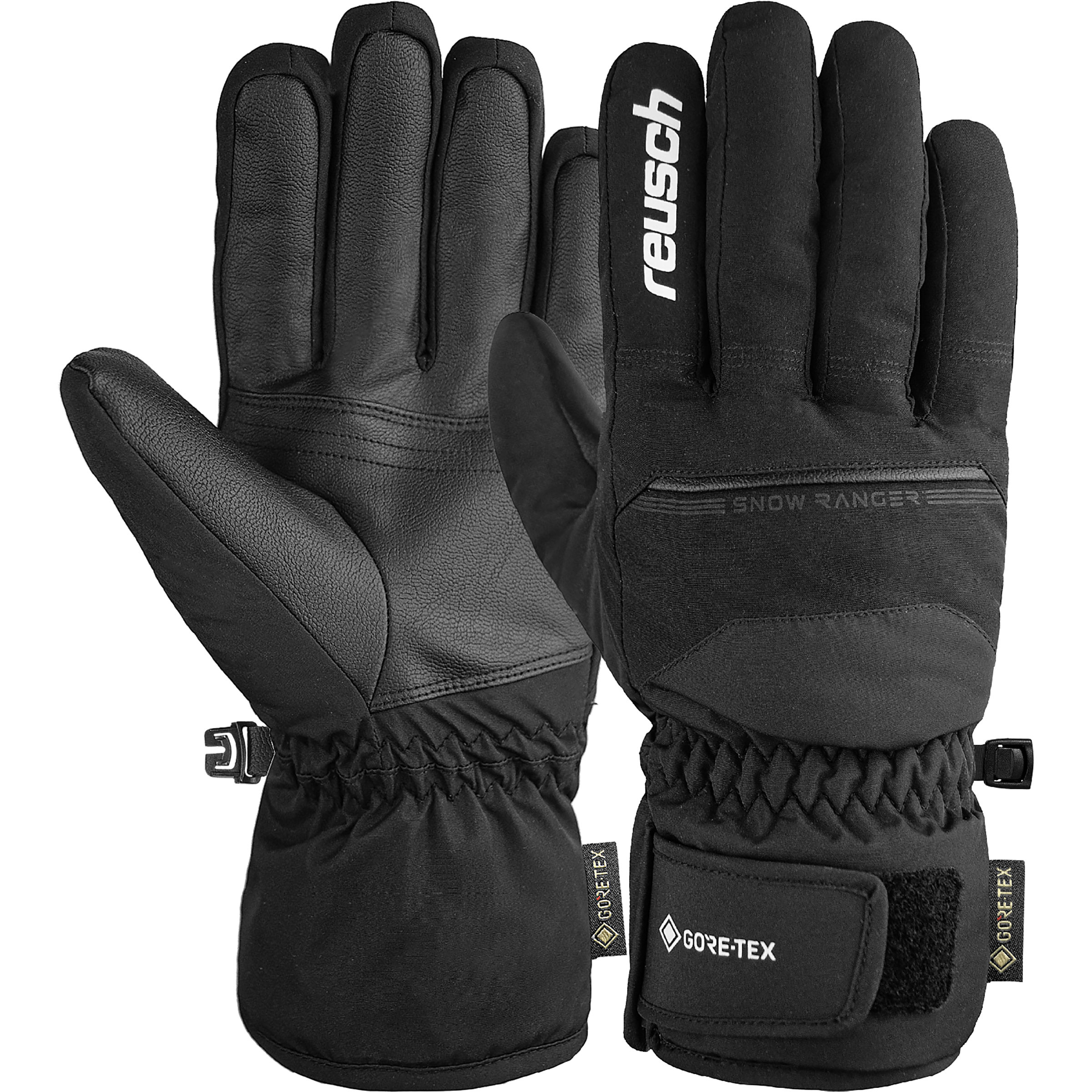 Reusch Snow Ranger GTX Skihandschuhe schwarz Größe 8 Skifahren Elastisch Wasserabweisend