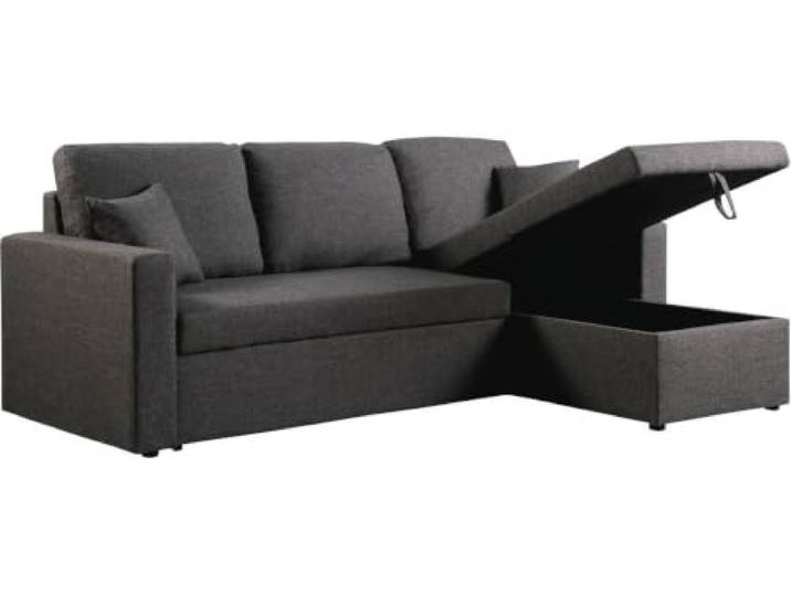 habitat et jardin Ecksofa reversibel mit Schlaffunktion und Stauraum Alain - 3-Sitzer - Taupe