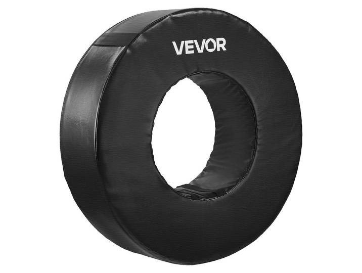 VEVOR Football Tackling Dummy\, anneau de tacle étanche en PVC et éponge haute densité\, appareil d'entraînement pour mannequins avec lanière\, pour bloquer\, frapper et s'entraîner\, noir\, 1 pc.