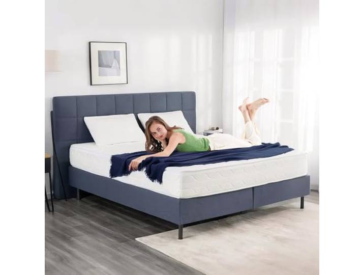 EGOHOME Matratze 160x200-23 cm H3 7-Zonen Kaltschaummatratze mit Viscoschaum,Ergonomisch,Weich & Druckentlastend,Atmungsaktiv,Bezug Waschbar, Öko-Tex Zertifiziert