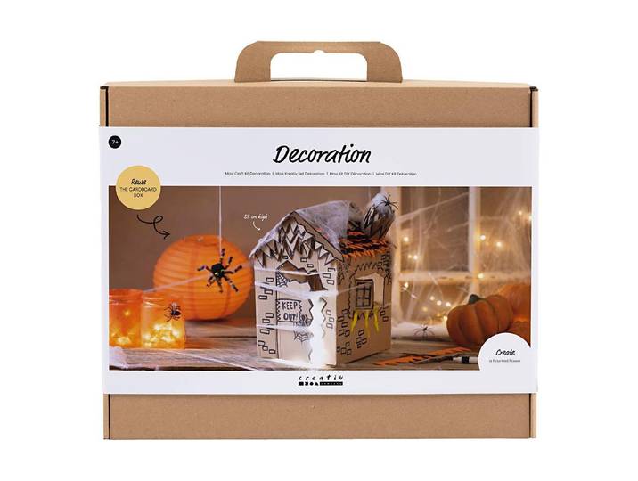 Kreativset CREATIV COMPANY Halloween Dekoration Spukhaus , bunt (mehrfarbig), H:27cm, Kreativsets, Kreativset
