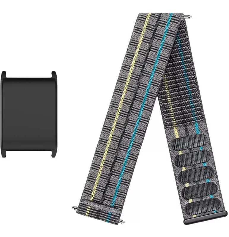 INF Nylon-Armband mit Klettverschluss für Whoop Fitness Tracker – Komfort und Stil Grau
