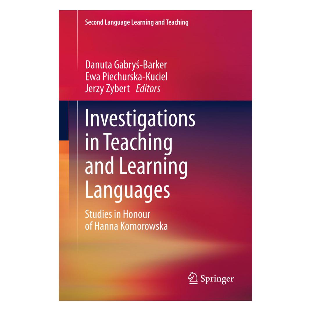 Springer Investigations in Teaching and Learning Languages (Englisch, Softcover, Danuta Gabrys-Barker, Ewa Piechurska-Kuciel, Jerzy Zybert) (55593153)