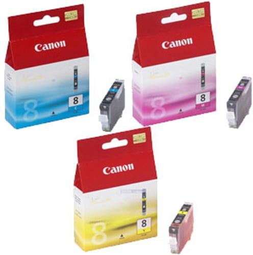 Canon CLI-8 Pack cartuchos 3 colores (C/M/Y)