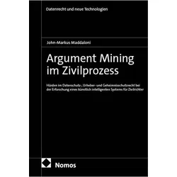 Argument Mining im Zivilprozess, Fachbücher von John-Markus Maddaloni