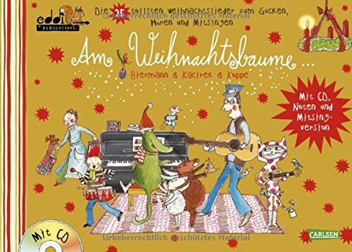 Franziska Biermann - Am Weihnachtsbaume GOLD: eddi präsentiert: Die 25 tollsten Weihnachtslieder zum Gucken, Hören und Mitsingen - Buch mit CD - Preis vom 02.10.2026 23:42:20 h