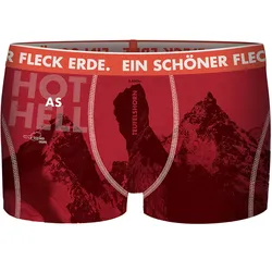 Ein schöner Fleck Erde, Herren, Funktionsunterhose, Hot As Hell, Rot, S