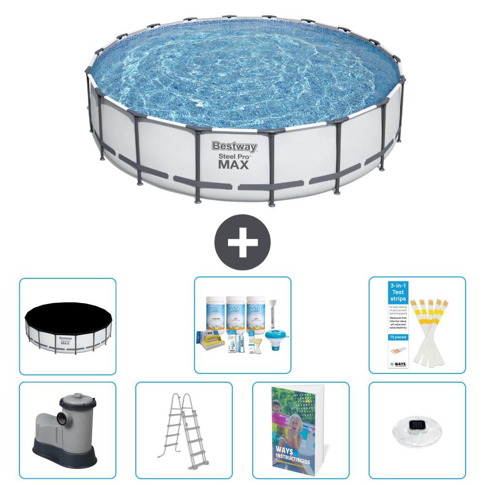 Bestway Steel Pro MAX Rund - 549x122 cm - 6-teilig S576