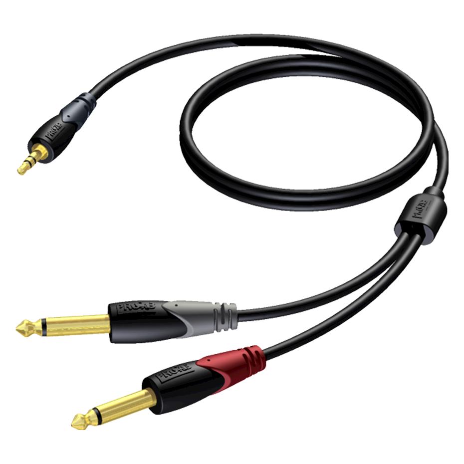 Procab Cla713 (1.50 m, 6.3mm Klinkenkabel, AUX Kabel) (CLA713/1.5)