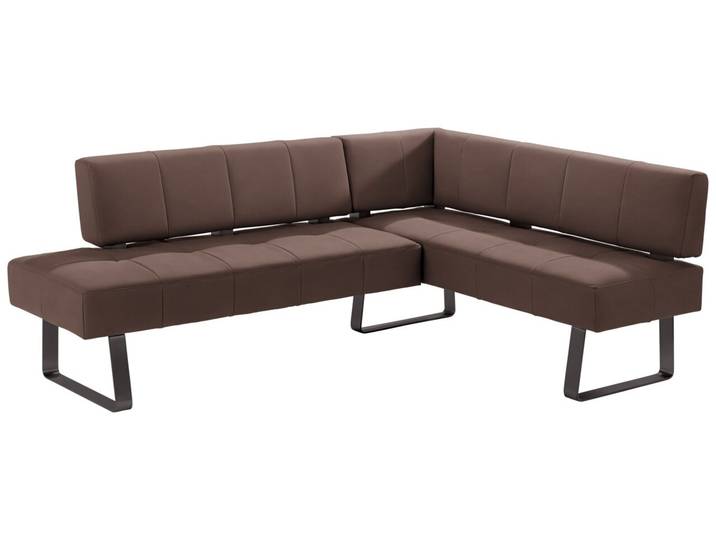 Moderano Eckbank LUPO II, schoko, Stoff