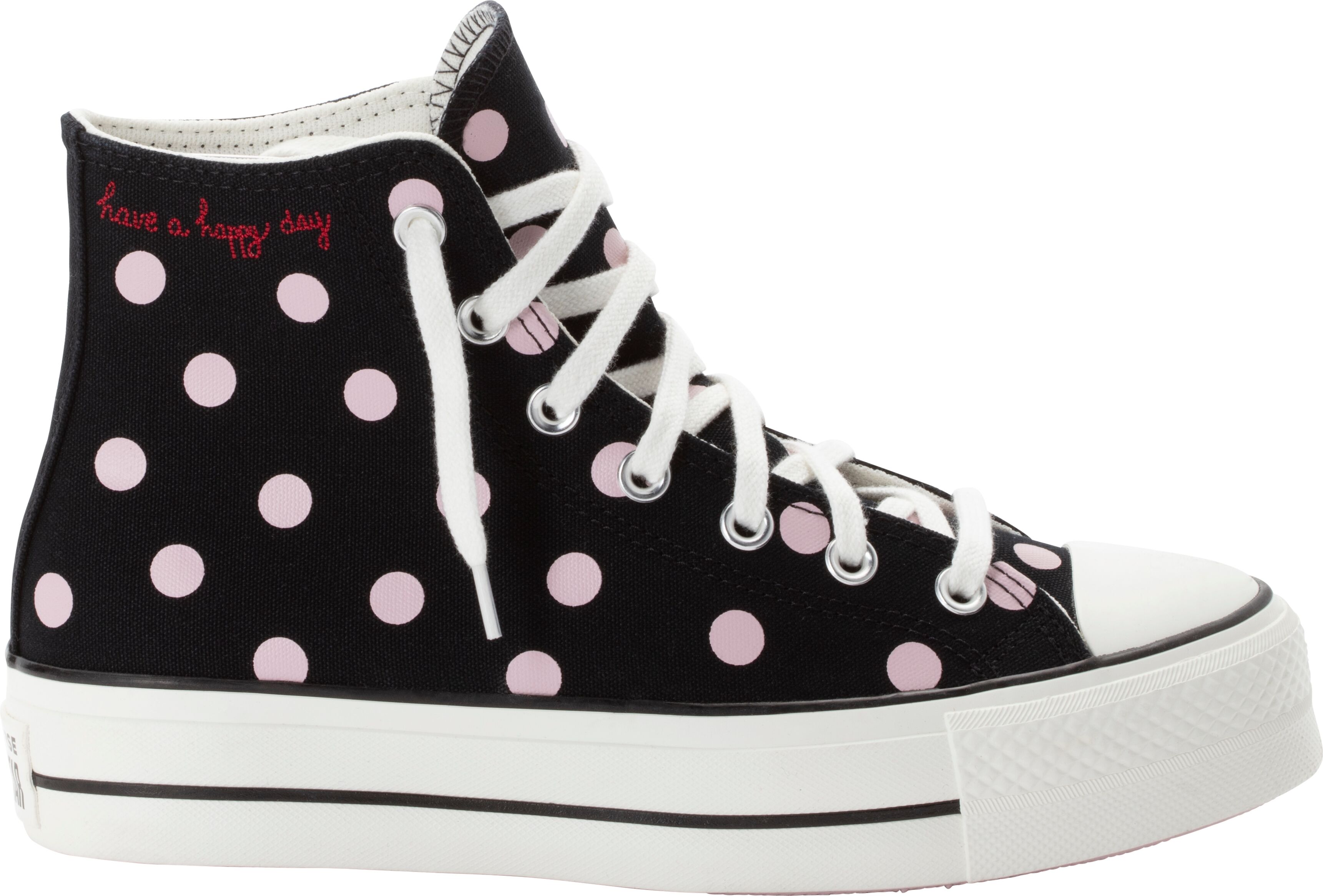 Sneaker CONVERSE "CHUCK TAYLOR ALL STAR LIFT", Damen, Gr. 38, schwarz (schwarz, summit pink, egret), Textil, Schuhe Sneaker schwarz, summit pink, egret 38