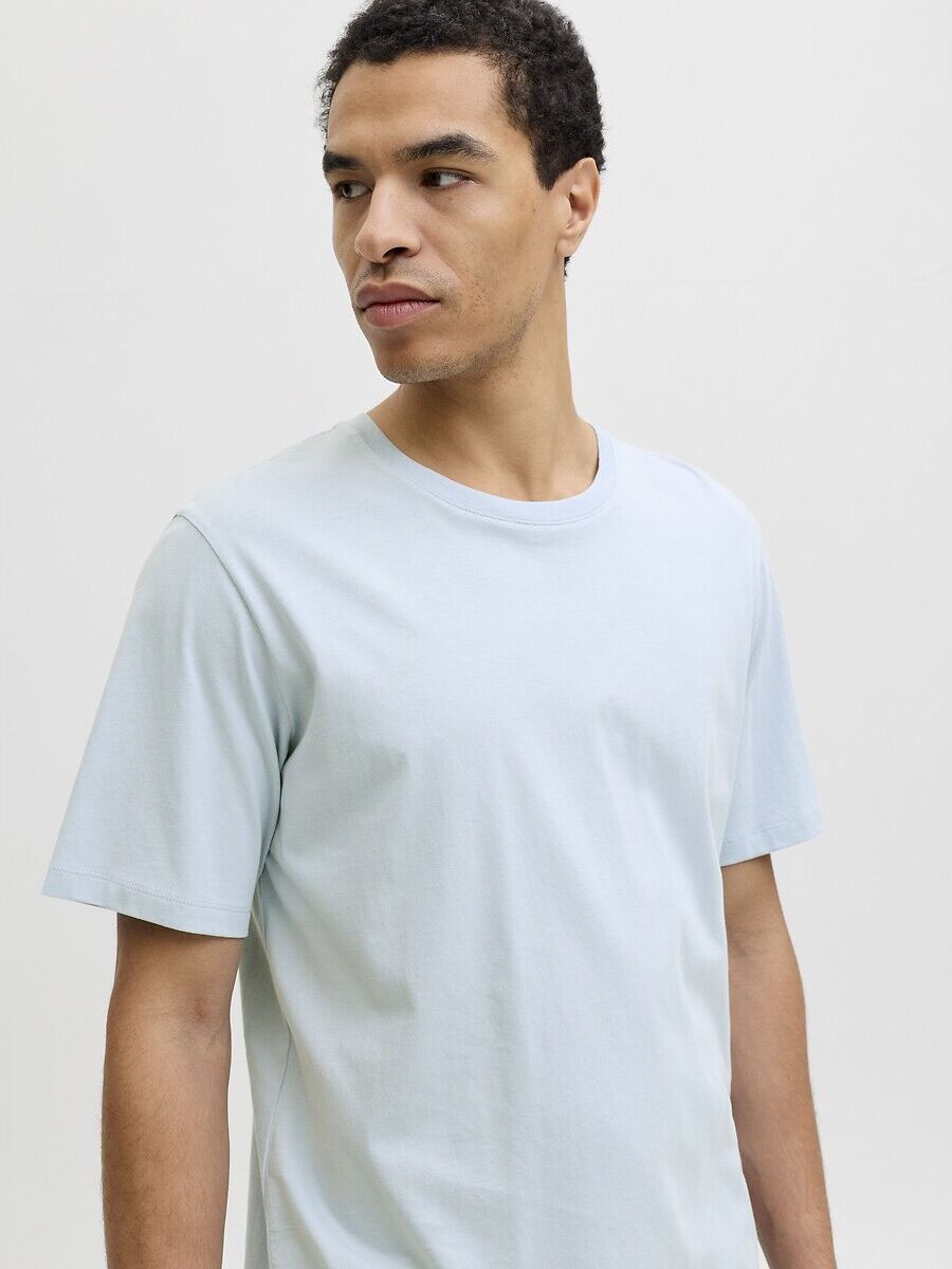 JACK & JONES T-shirt col rond en coton bio