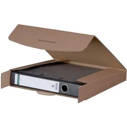 VEPATIM 20x Ordnerversandkarton 320x288mm für 50 bis 80mm Breite braun
