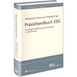 Praxishandbuch ESG, Fachbücher von Nils Krause, Kai Andrejewski, Moritz Von Hesberg
