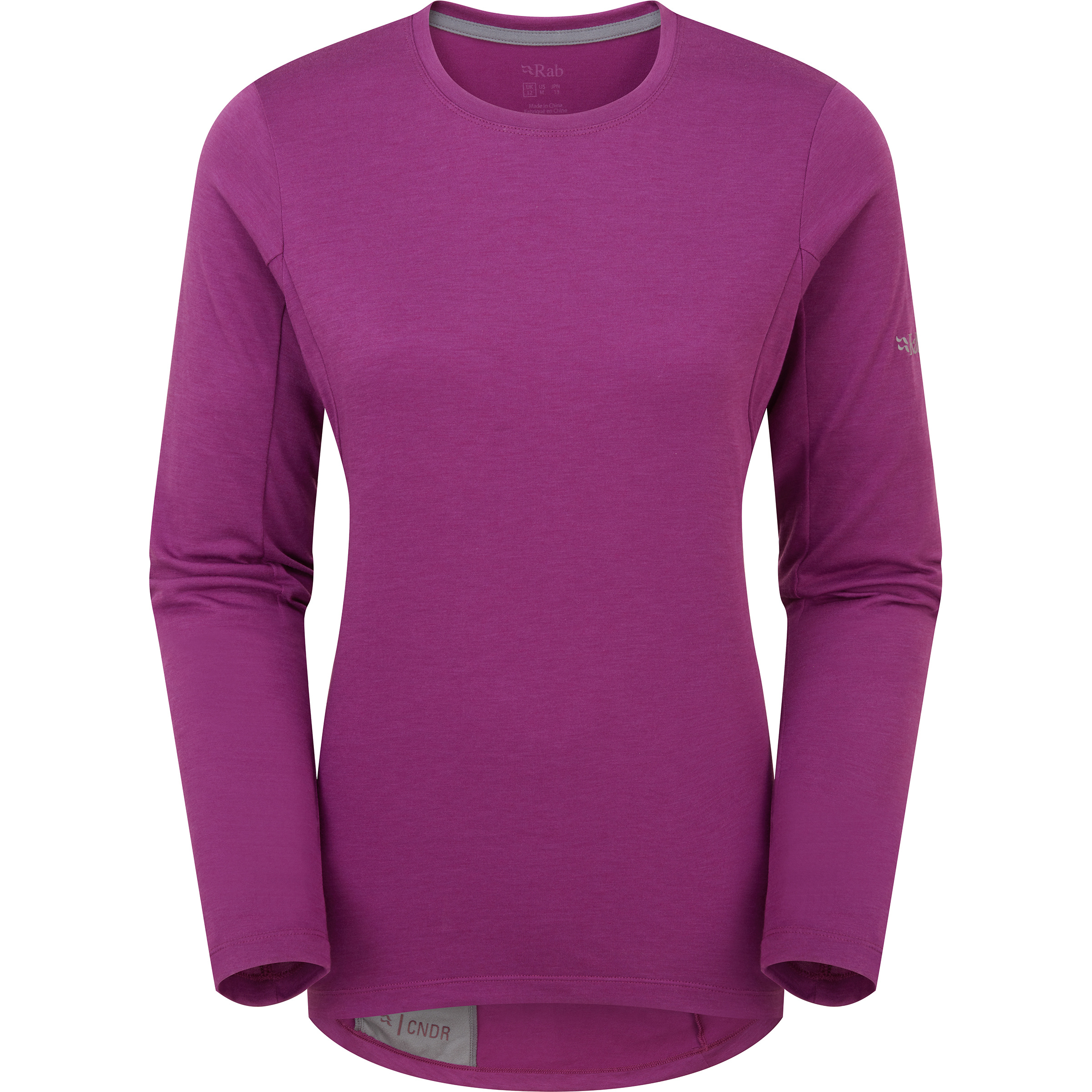Rab Cinder Crimp Damen Longsleeves lila Größe S Mountainbike | Gravel Lyocell (Tencel)