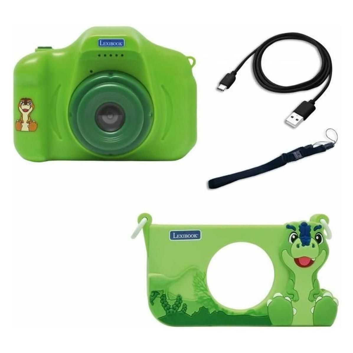 Lexibook 4-in-1 Kinderkamera Dinosaurier DJ078DINO mit Schutz & MP3-Funktion (56545401)