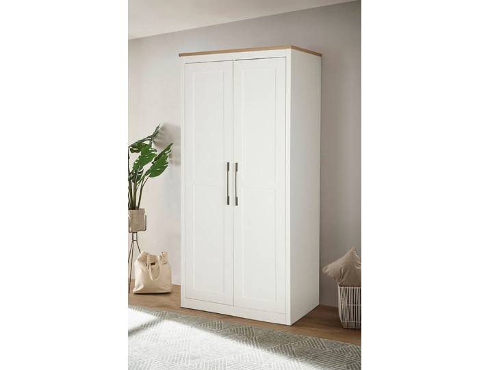 OTTO home Kleiderschrank Büsum Schlafzimmer Schrank (stabile robuste Bauweise mit optimaler Aufteilung) Schlafzimmerschrank Landhaus Design Garderobe Schrank Bestseller
