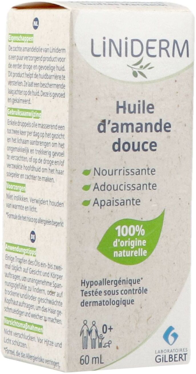 GILBERT - Liniderm Huile Amande Douce 60 ml