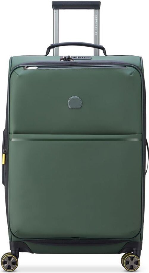 Delsey Turenne Soft 66 Cm Expandable 78l Koffer Auf Rollen Grün L Grün L
