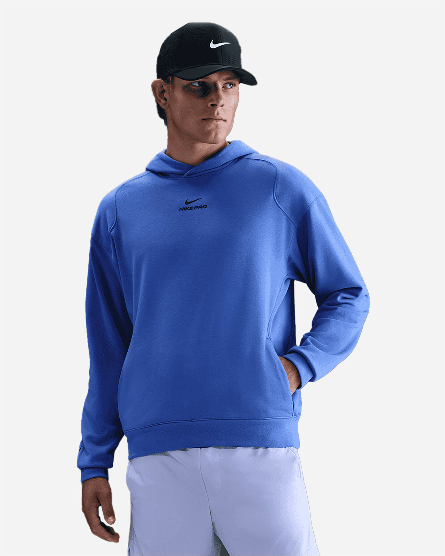 Nike Dri Fit Pro M - Felpa Training - Uomo - Blu M