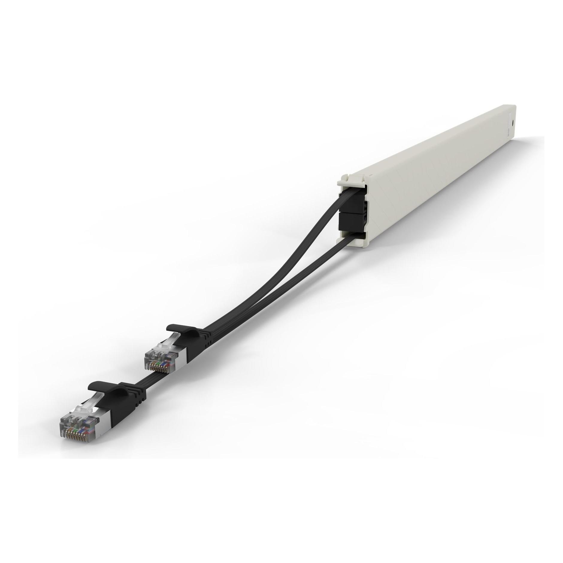 Patchbox one / Cassette / 46RU / Cat 6A, STP, 2.5 m, Schwarz (STP, U/FTP, CAT6a, 2.50 m) (CONE46STPBK)