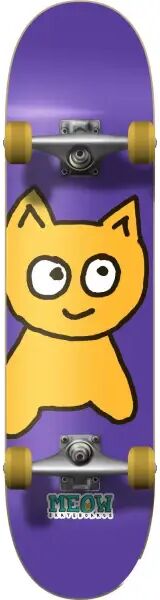 Meow Skateboards Skateboard Komplettboard Meow Big Cat (8.25" - Lila)