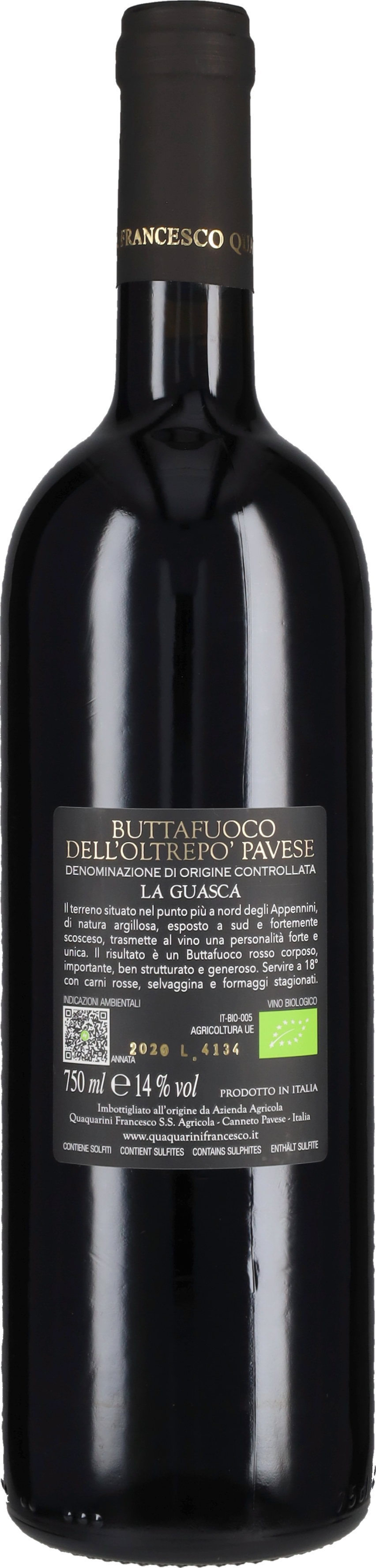Quaquarini Francesco Buttafuoco 'Vigna la Guasca' Quaquarini 2021