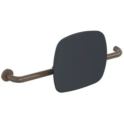 Hewi 801 Rückenstütze 801.51.9262L84 Wandabstand 150mm, Ausführung links, Lehne anthrazitgrau, umbra