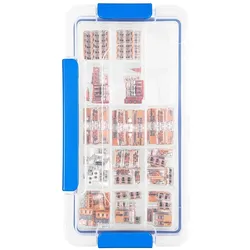 Wago, Kabelverbindung, Sortiment mit 100 Klemmen in Sortimentsbox