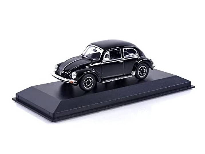 Maxichamps 940055100 1:43 Volkswagen 1303-1974-zwart verzamelminiatuurauto, zwart