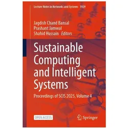Sustainable Computing and Intelligent Systems, Fachbücher von Shahid Hussain, Prashant Jamwal, Jagdish Chand Bansal